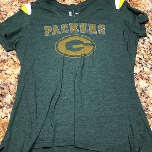 GREEN BAY PACKERS NFL TEAM APPAREL WOMENS TSHIRT
